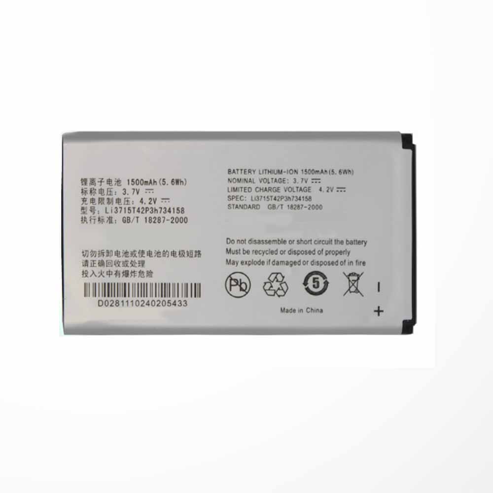 Batería para ZTE Li3715T42P3h734158